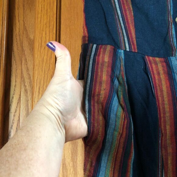 NWT Chaser Strapless Striped Linen Jumpsuit - S - Picture 6 of 14